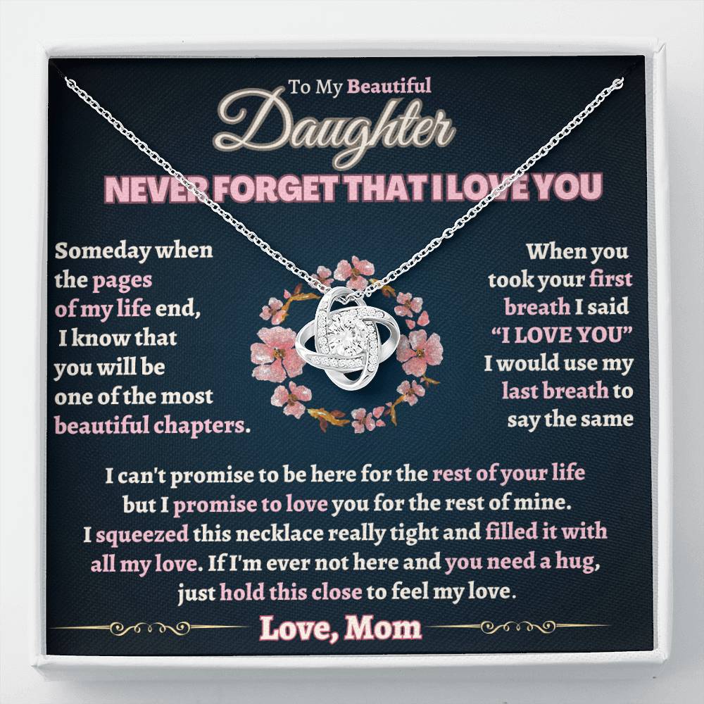 Heartfelt Gift for Daughter from Mom - I Love You - TFG