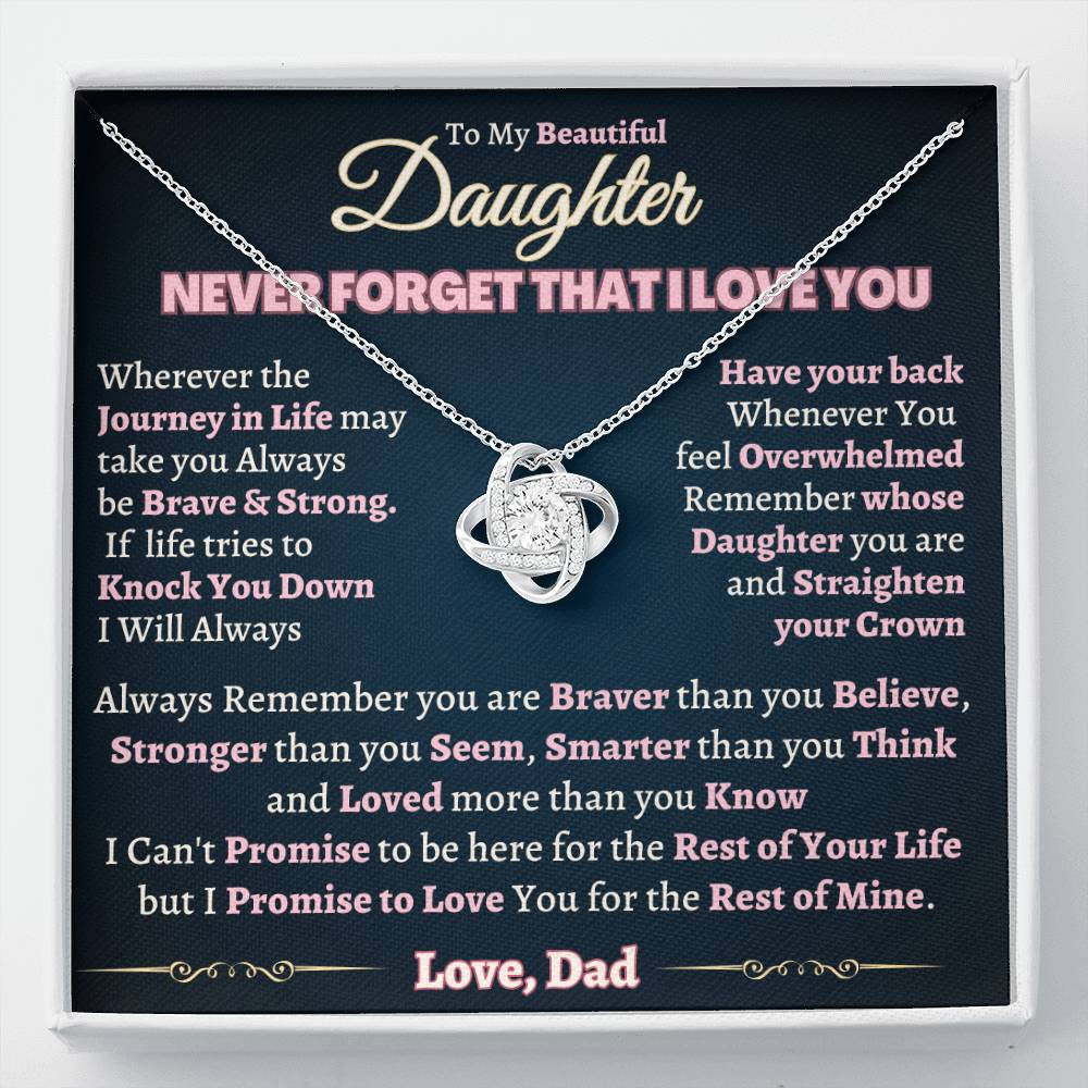 Heartfelt Gift for Daughter from Dad  - I will always have your back