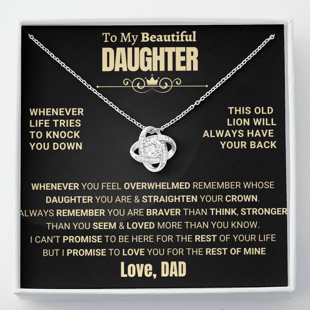 Beautiful Gift for Daughter - This Old Lion Will Always Have Your Back