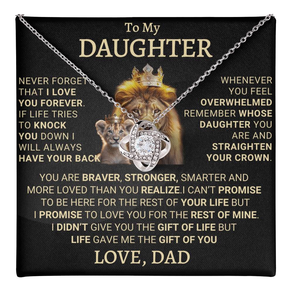 Heartfelt Gift from Dad to Daughter - Life Gave Me The Gift Of You