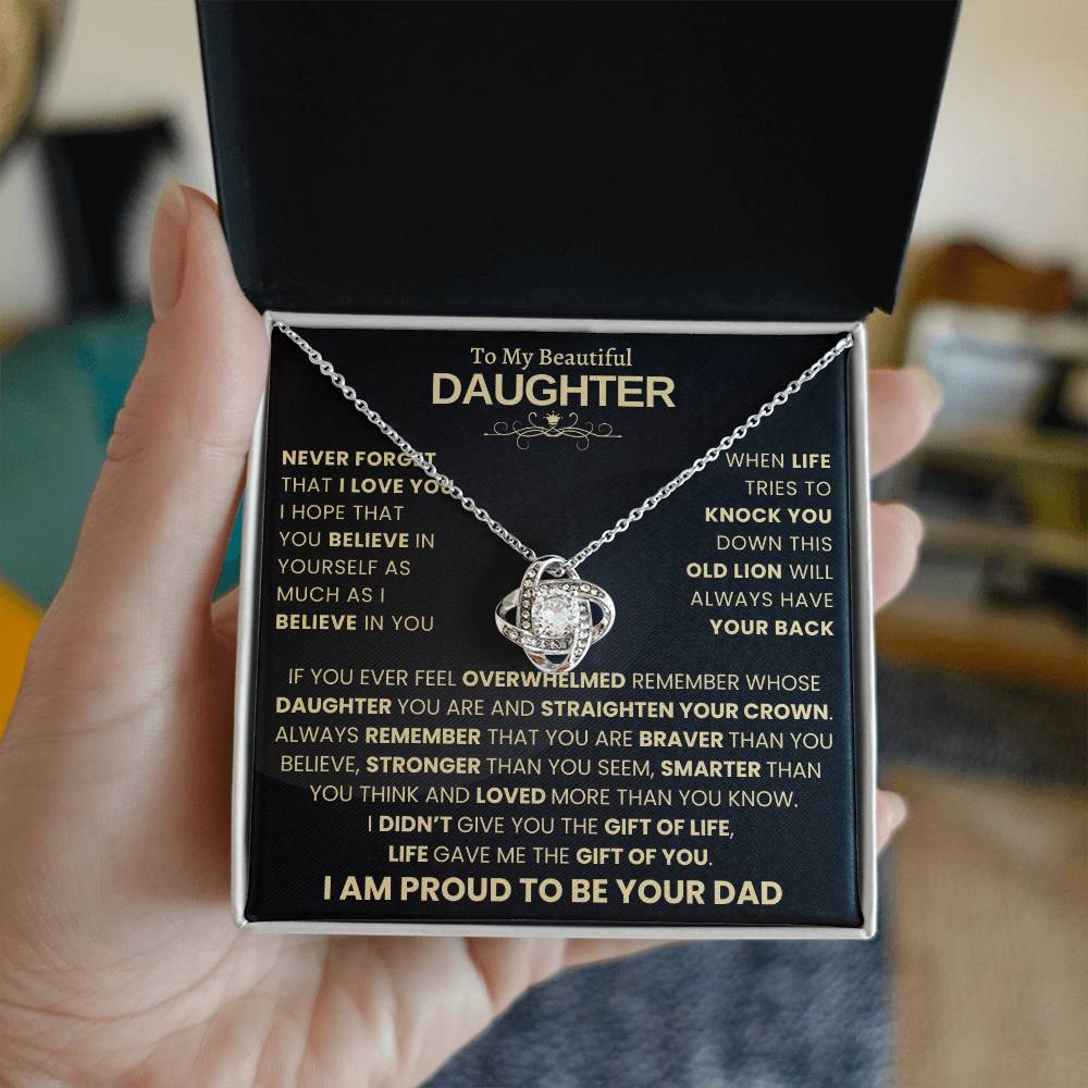 Heartfelt Gift from Dad to Daughter -This old lion will always have your back