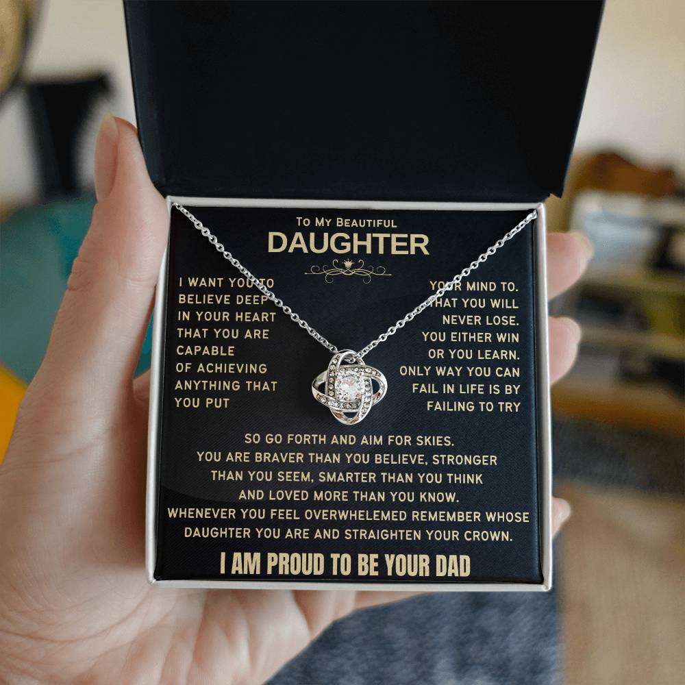 Heartfelt Gift for Daughter from DAD - Never Lose