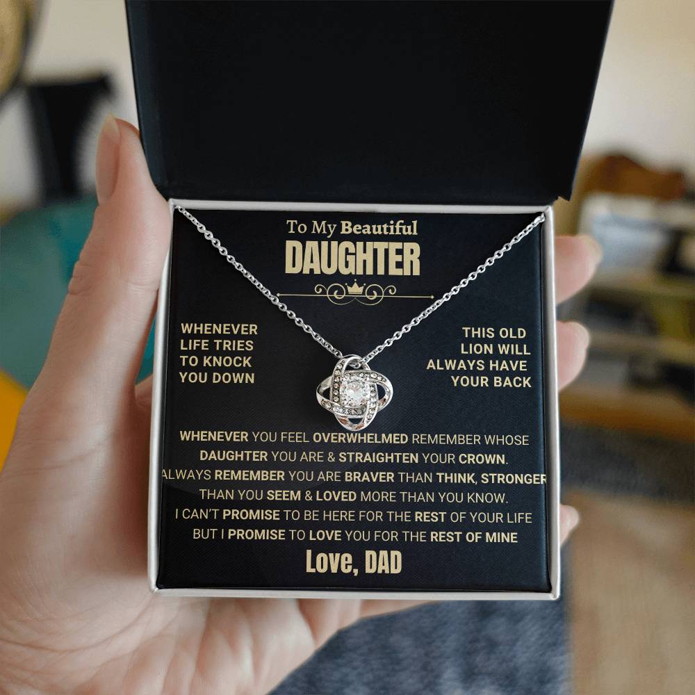 Beautiful Gift for Daughter - This Old Lion Will Always Have Your Back