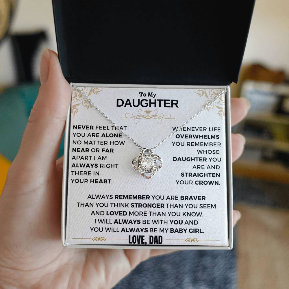 (ALMOST SOLD OUT) Gift for Daughter from Dad - Baby Girl - LN