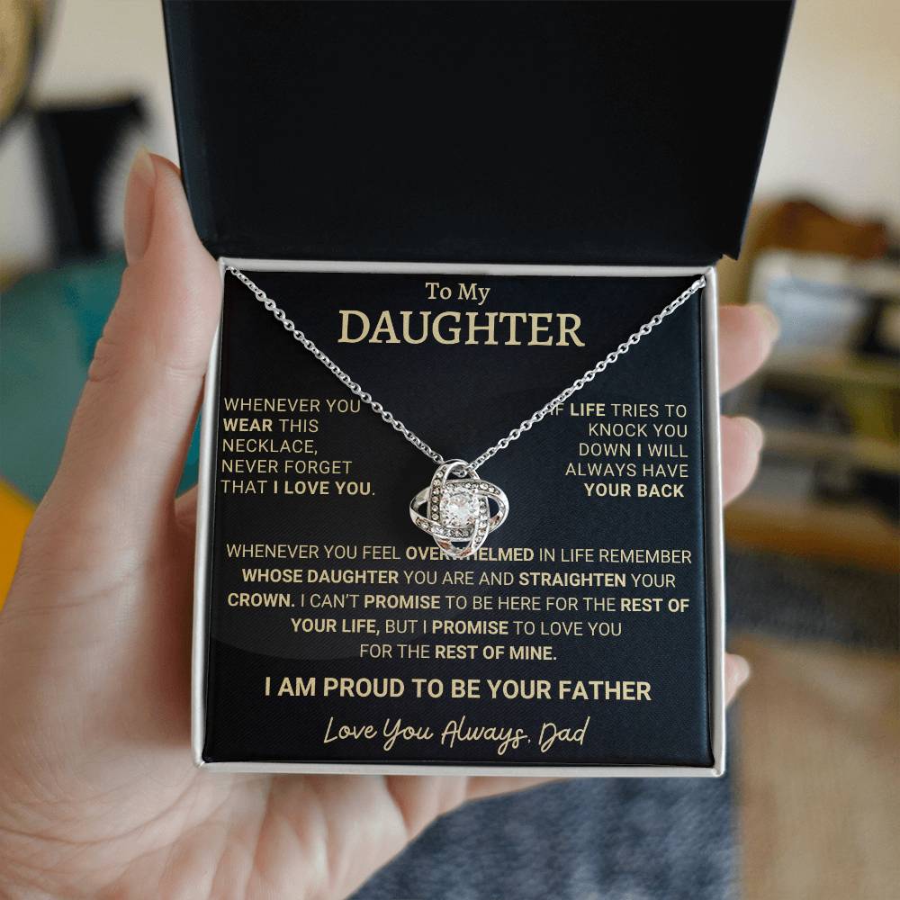 Heartfelt Gift for Daughter from Dad - Proud to be your father