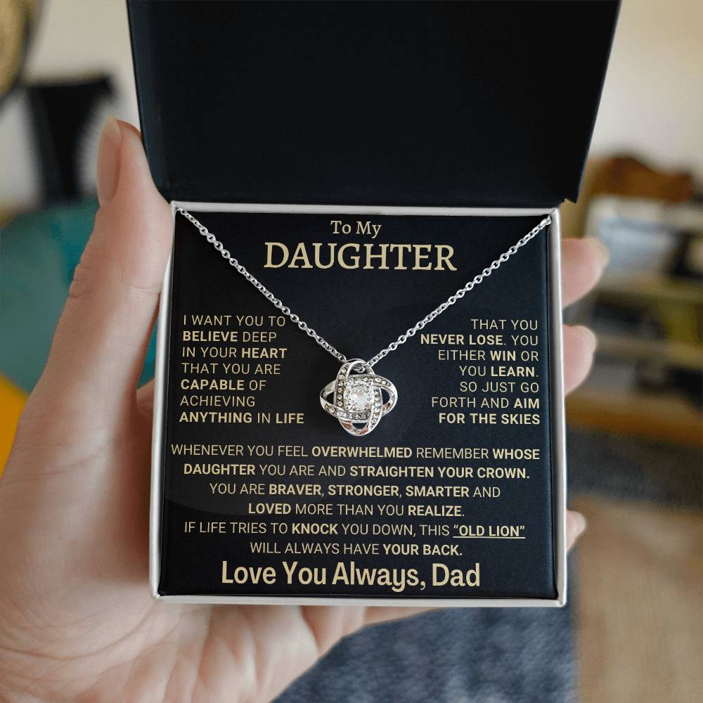 Heartfelt Gift for Daughter from Dad - You never lose - tfg