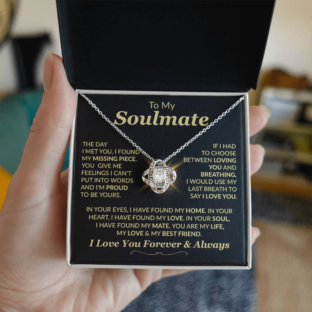 Heartfelt Gift for Soulmate - My love, my best friend