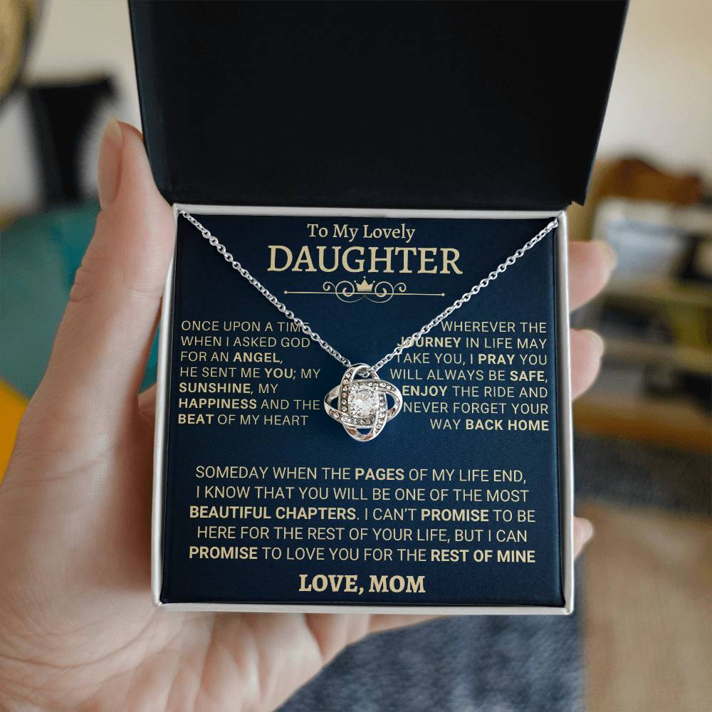 Heartfelt Gift for Daughter from Mom - I promise to love you