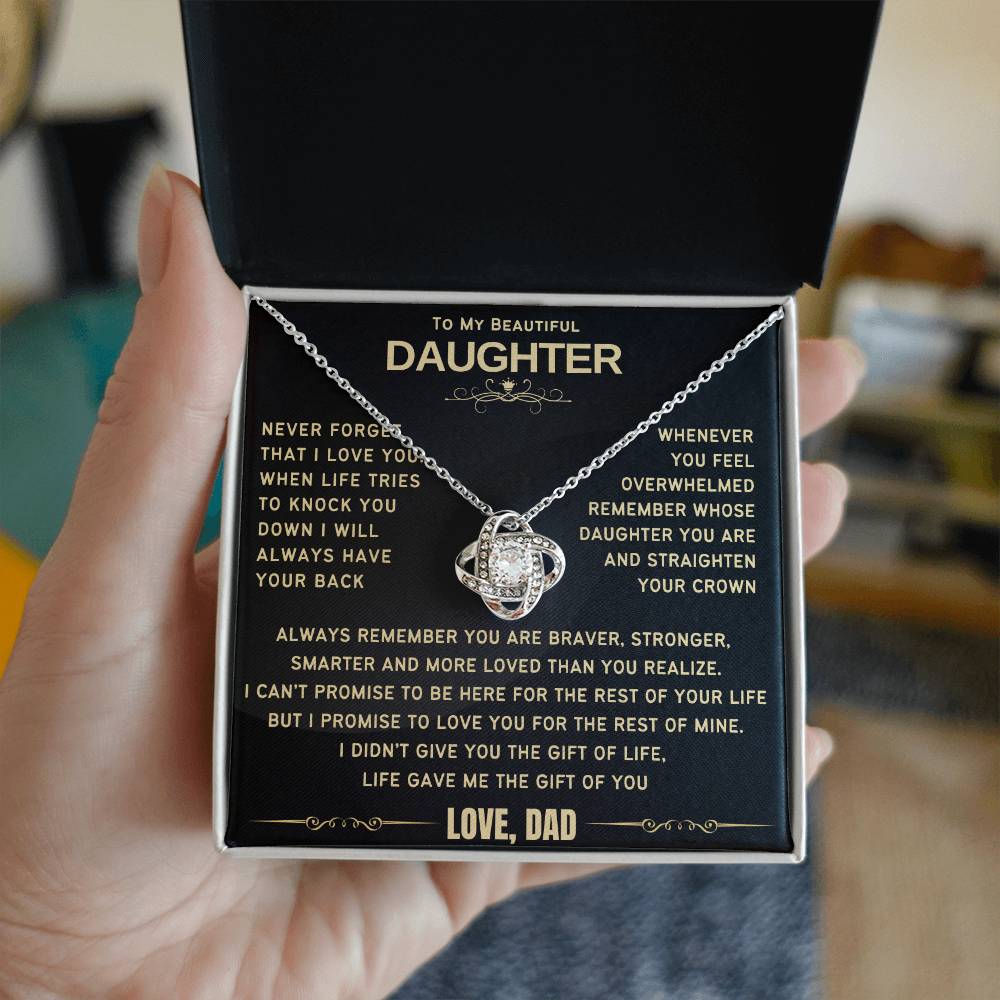 Heartfelt Gift for Daughter - Life gave me gift for you