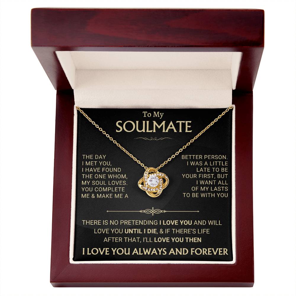 Heartfelt Gift for Soulmate - my soul loves you corrected