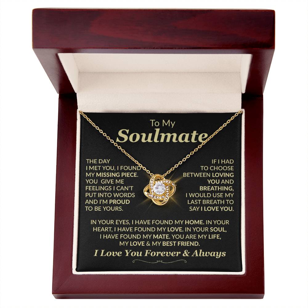 Heartfelt Gift for Soulmate - My love, my best friend