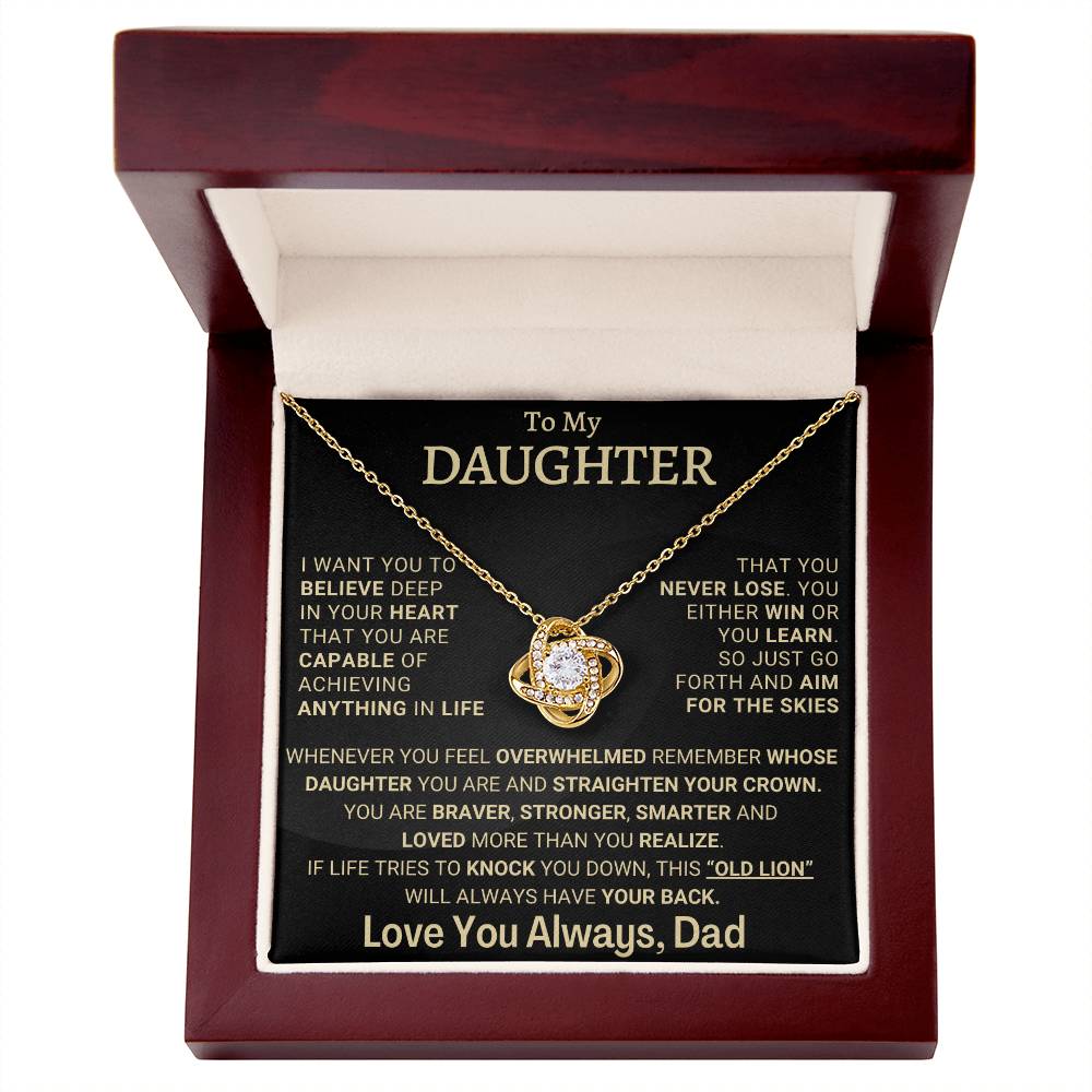 Heartfelt Gift for Daughter from Dad - You never lose - tfg