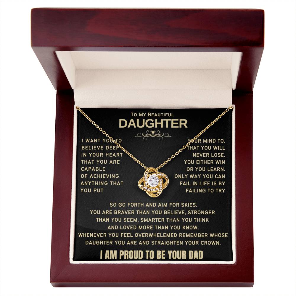 Heartfelt Gift for Daughter from DAD - Never Lose