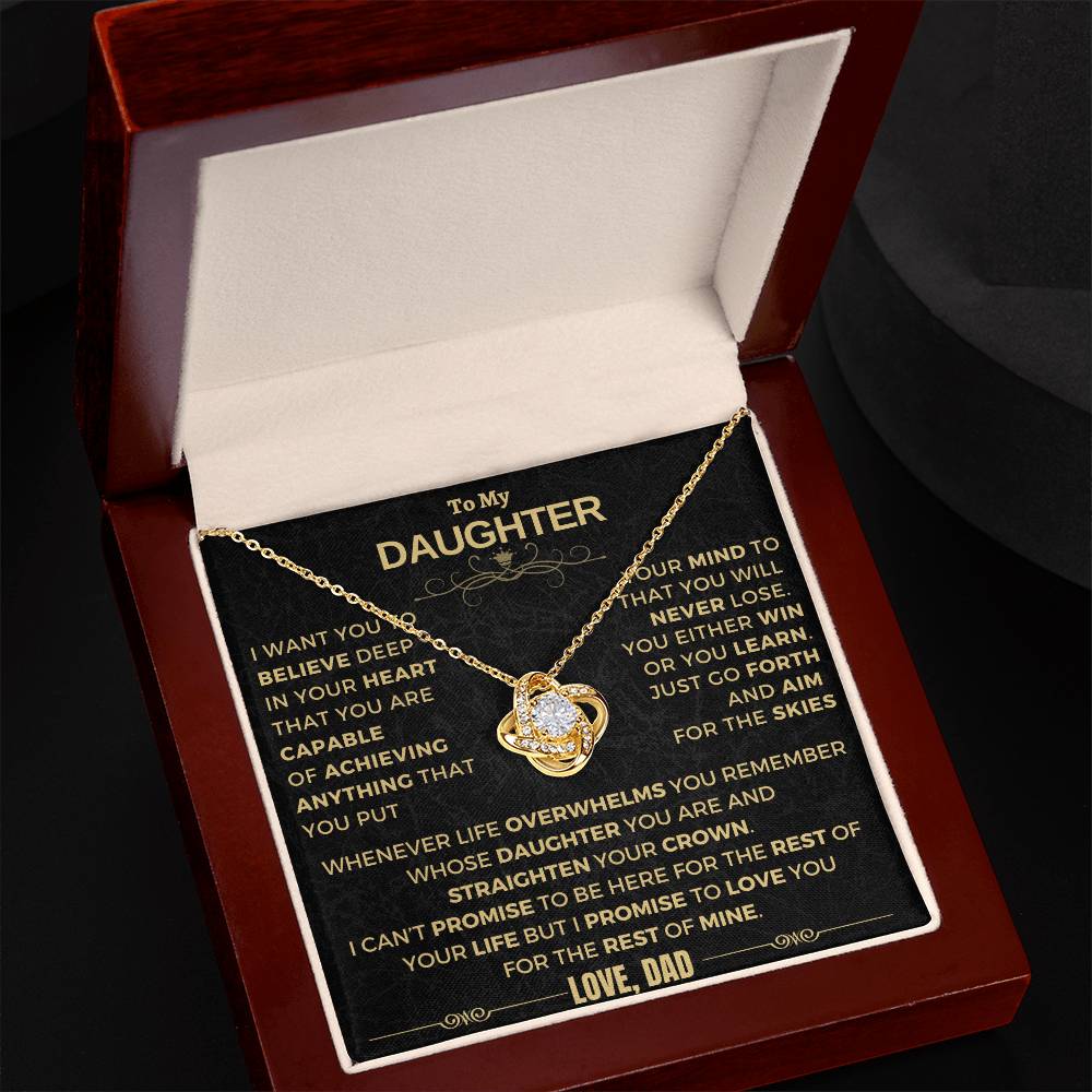 (ALMOST SOLD OUT) Gift for Daughter from DAD - Believe - LK-GFH