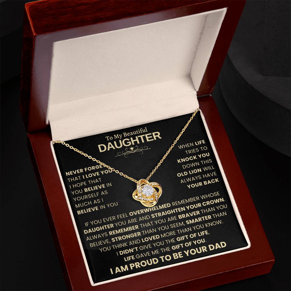 Heartfelt Gift from Dad to Daughter -This old lion will always have your back