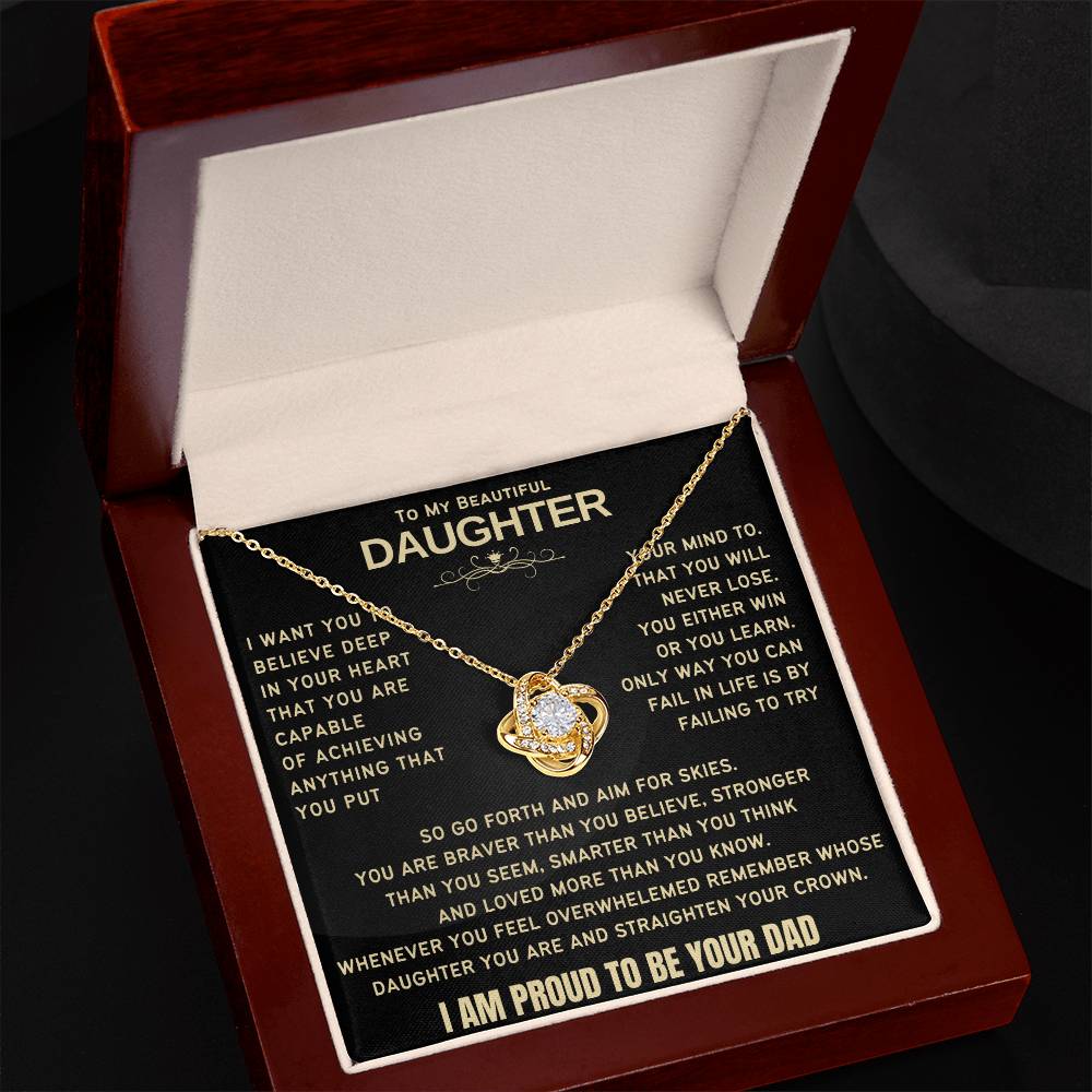 Heartfelt Gift for Daughter from DAD - Never Lose