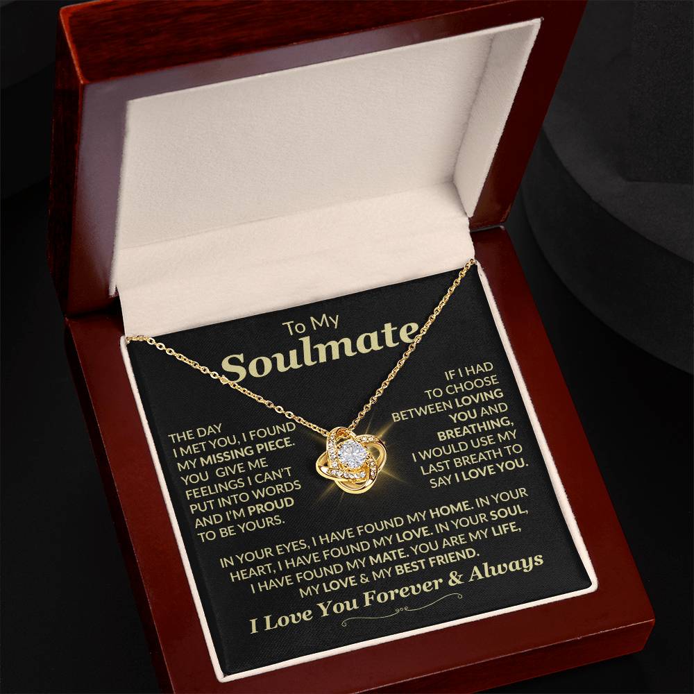 Heartfelt Gift for Soulmate - My love, my best friend