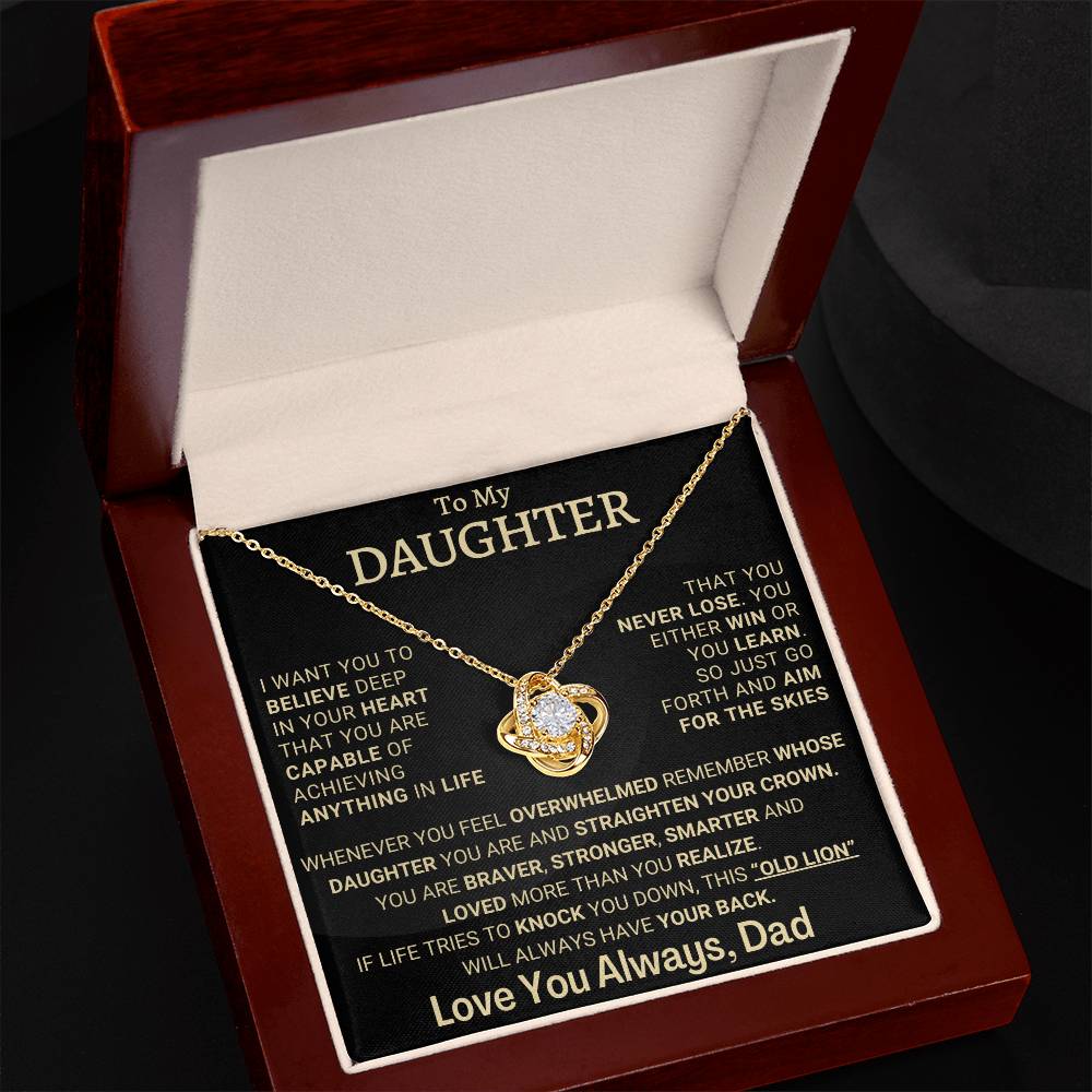 Heartfelt Gift for Daughter from Dad - You never lose - tfg