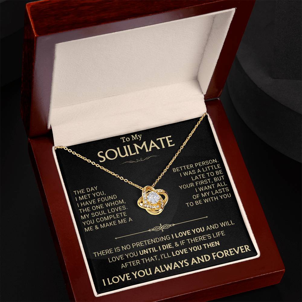 Heartfelt Gift for Soulmate - my soul loves you corrected