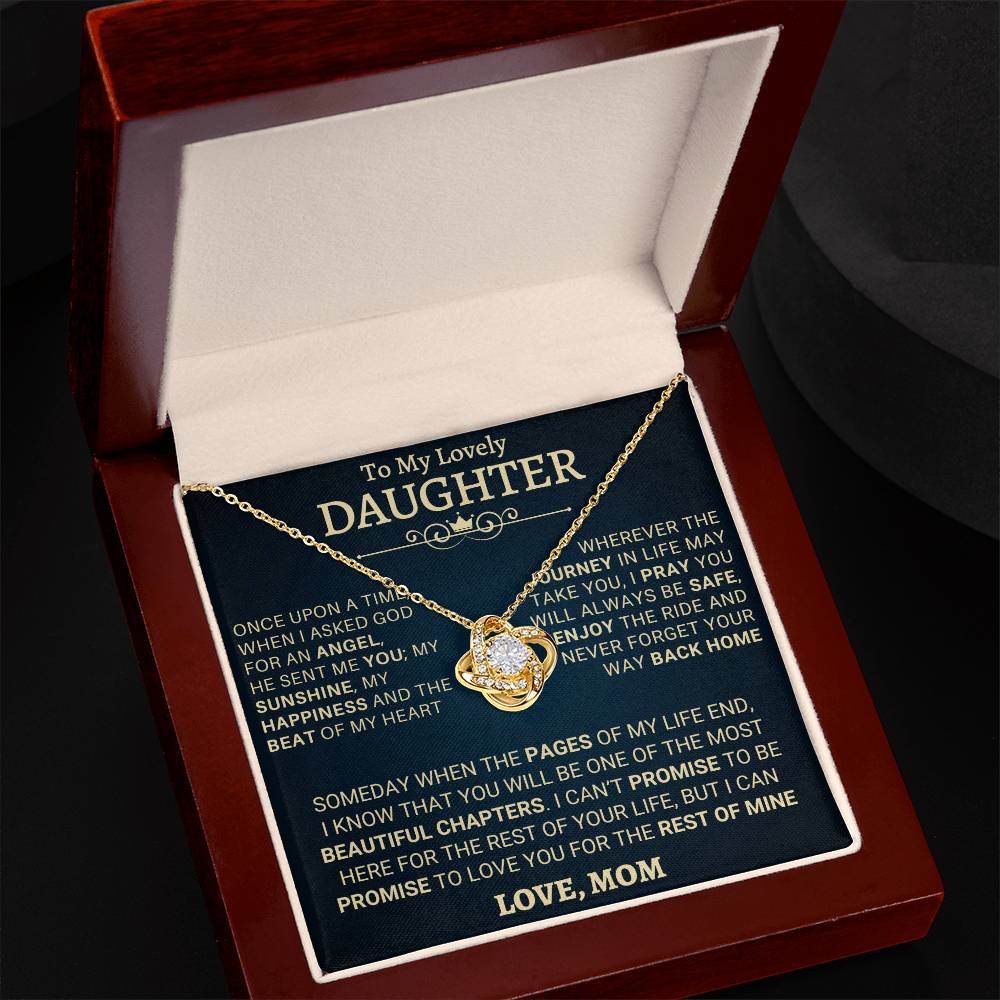 Heartfelt Gift for Daughter from Mom - I promise to love you