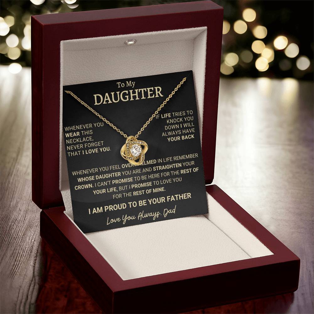 Heartfelt Gift for Daughter from Dad - Proud to be your father