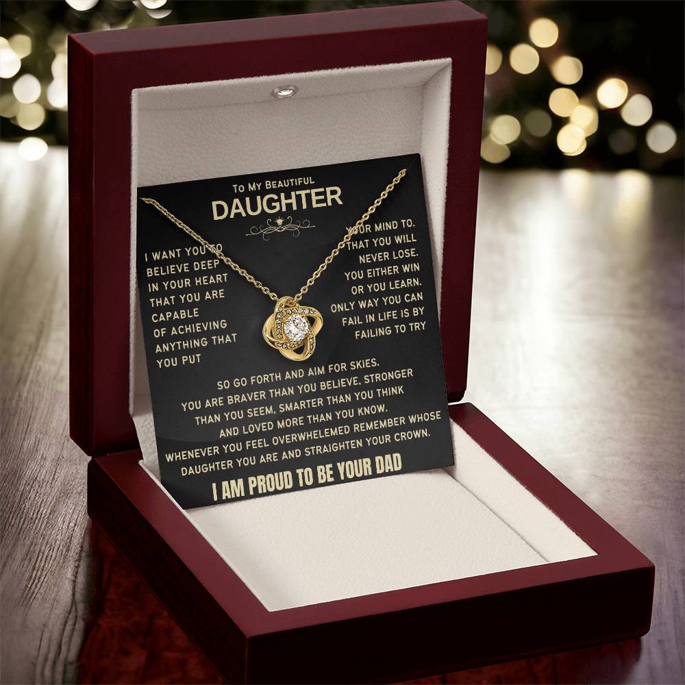 Heartfelt Gift for Daughter from DAD - Never Lose