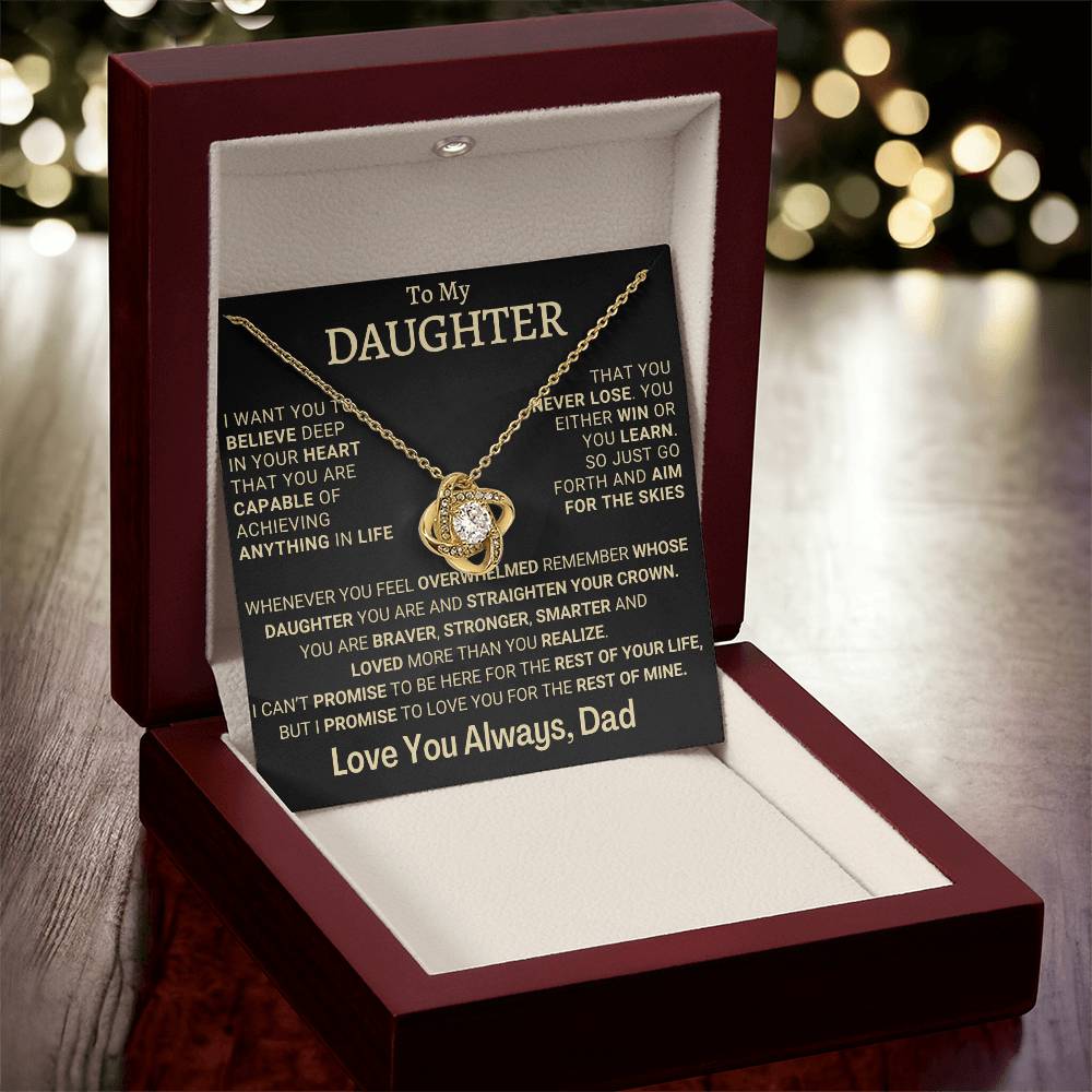 Heartfelt Gift for Daughter from Dad - Promise