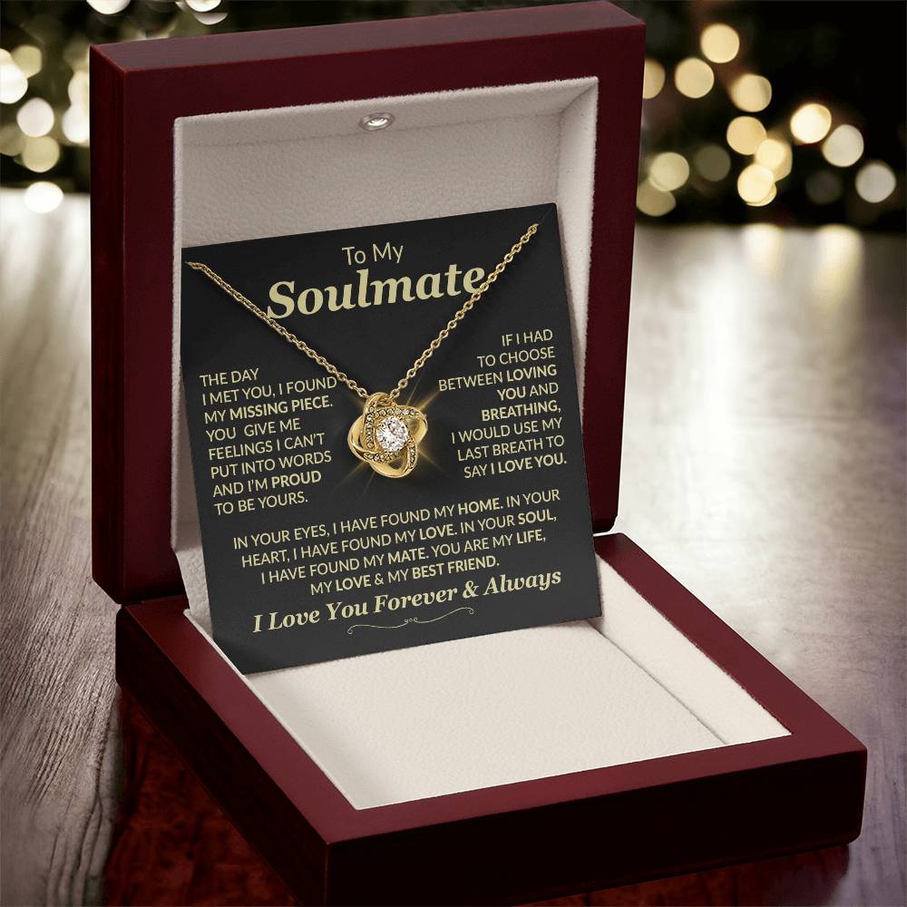 Heartfelt Gift for Soulmate - My love, my best friend