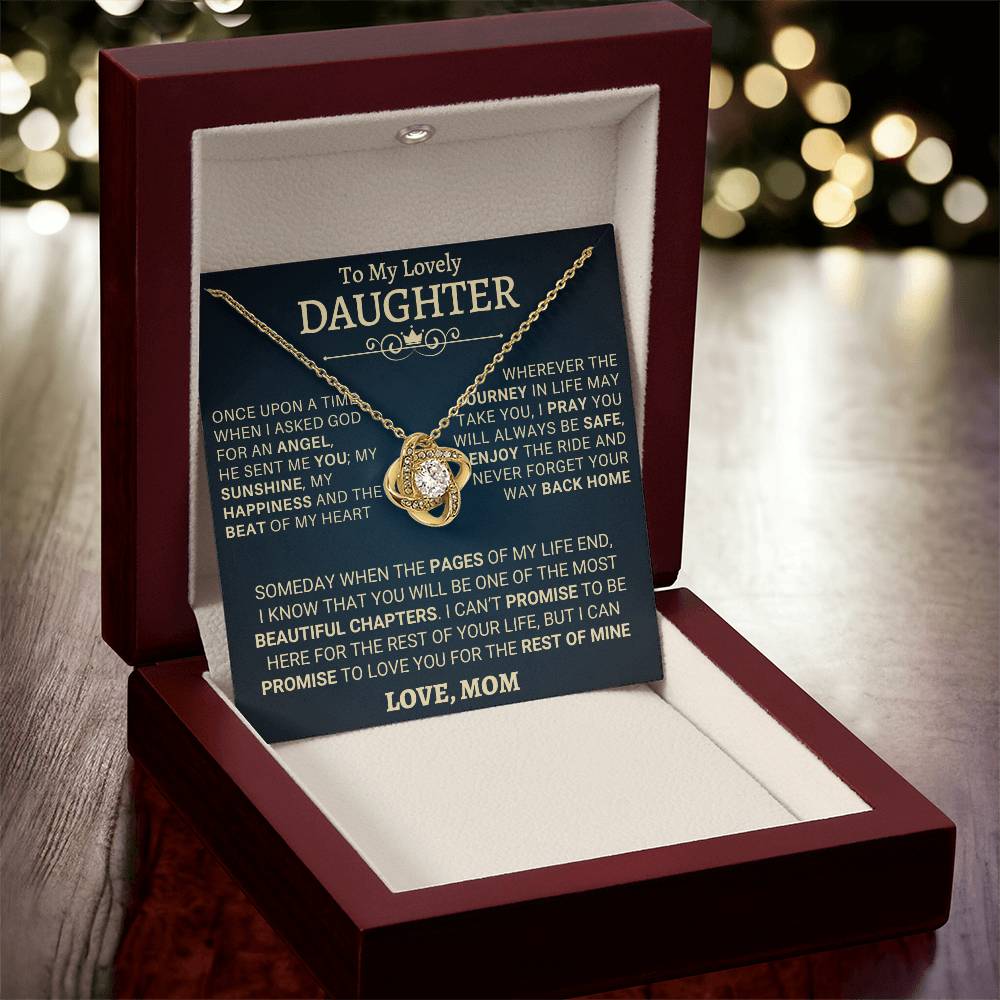 Heartfelt Gift for Daughter from Mom - I promise to love you