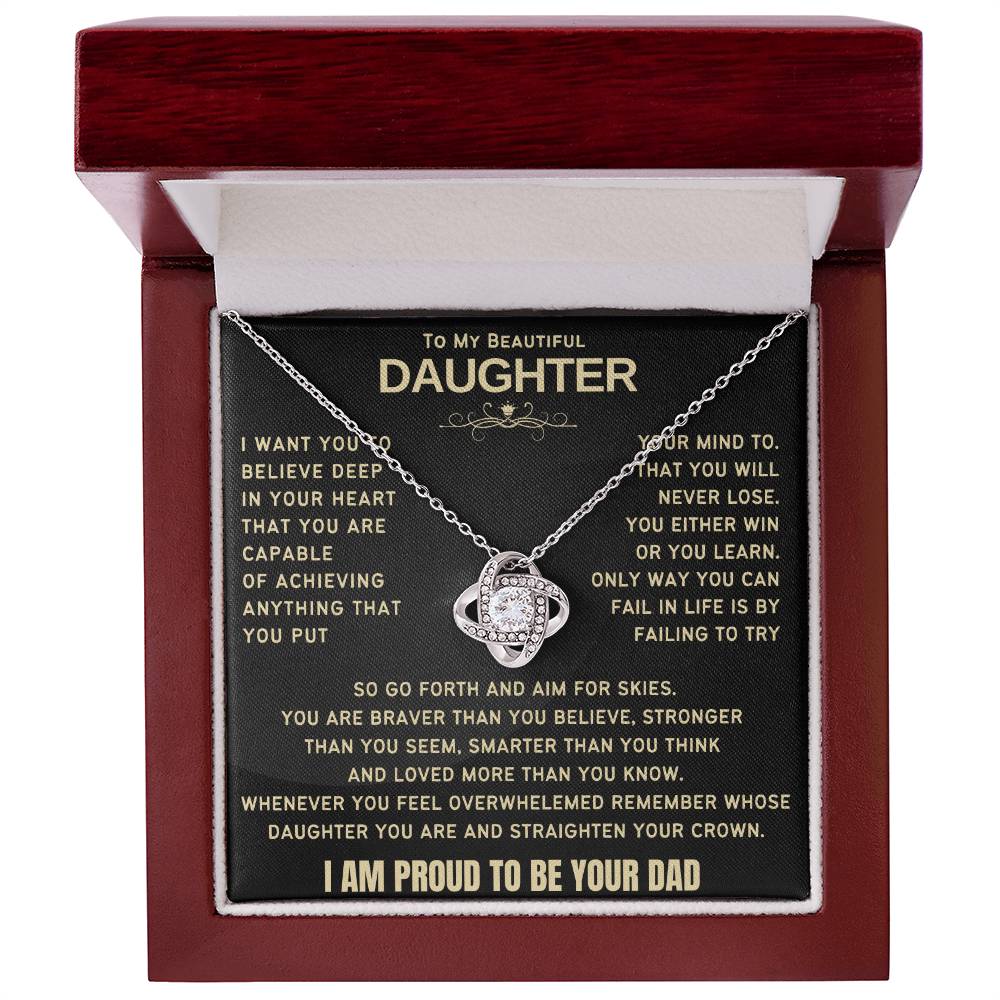 Heartfelt Gift for Daughter from DAD - Never Lose