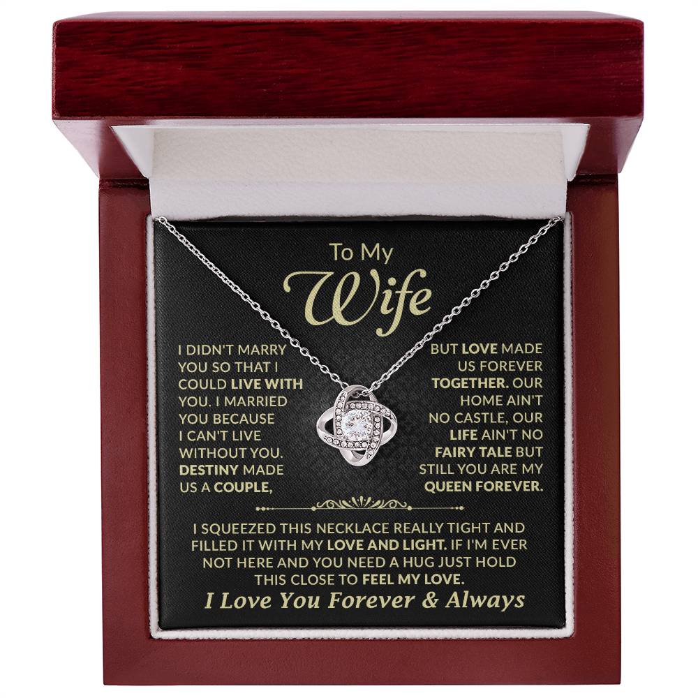 Heartfelt Gift for Wife - Love Made Us Forever Together - tfg