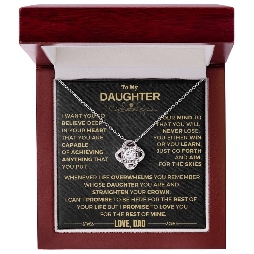 (ALMOST SOLD OUT) Gift for Daughter from DAD - Believe - LK