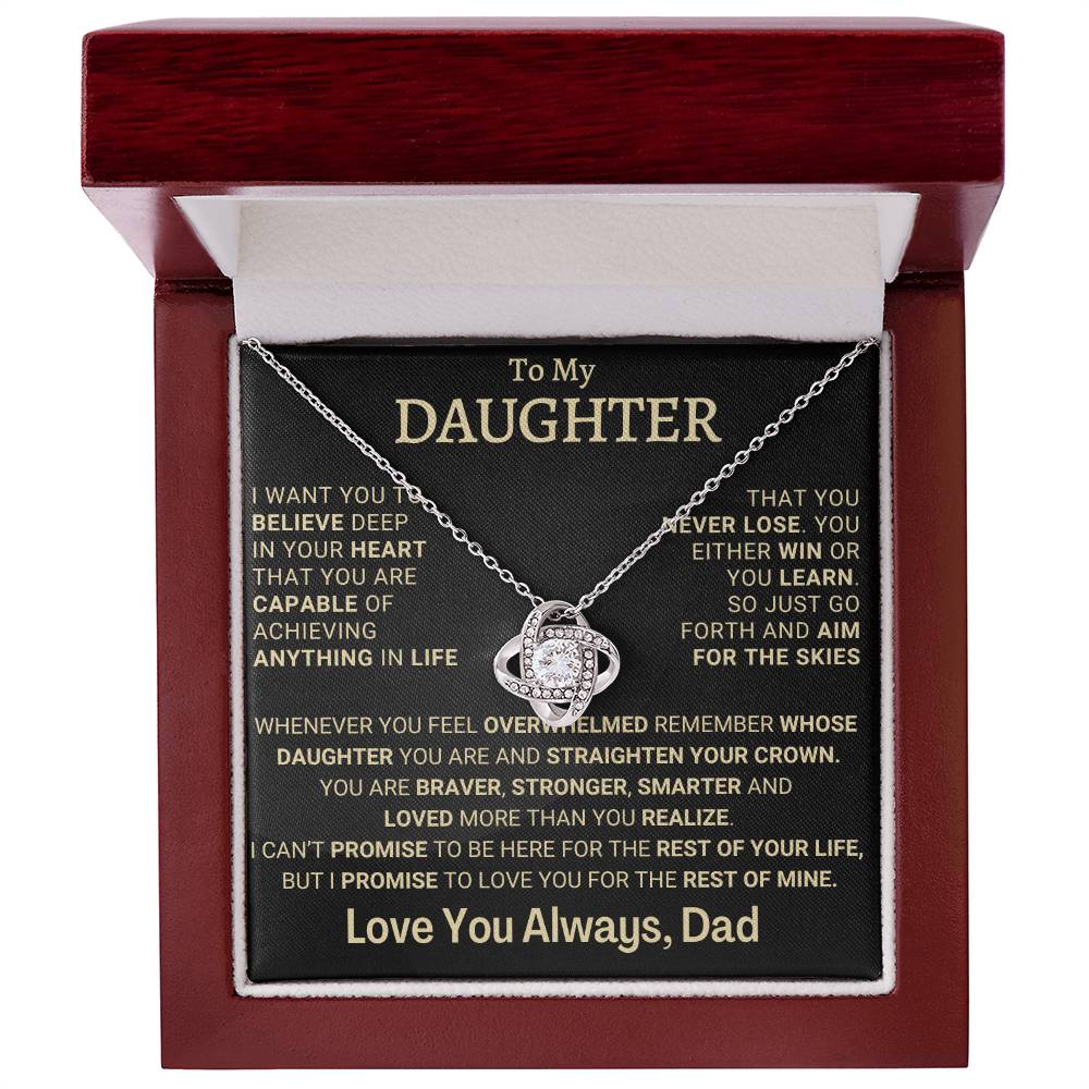 Heartfelt Gift for Daughter from Dad - Promise