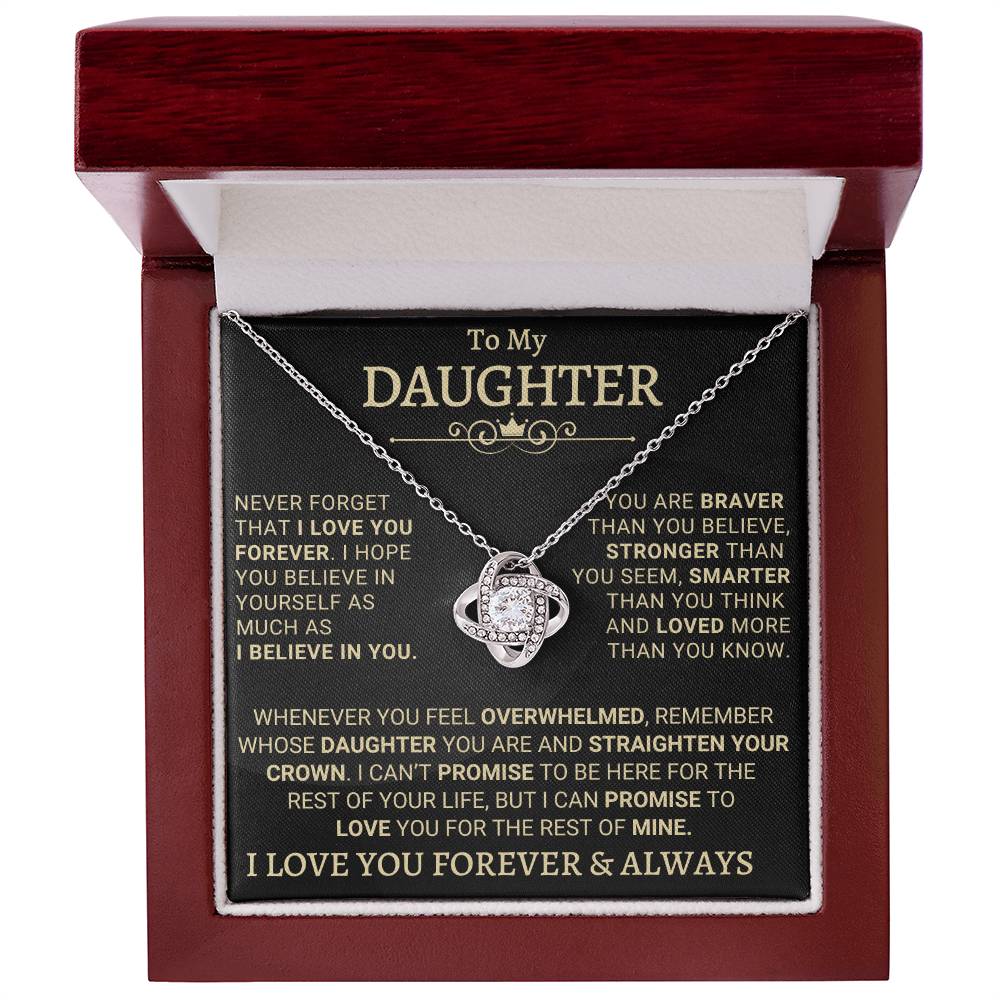 Heartfelt Gift for Daughter - I love you forever and always