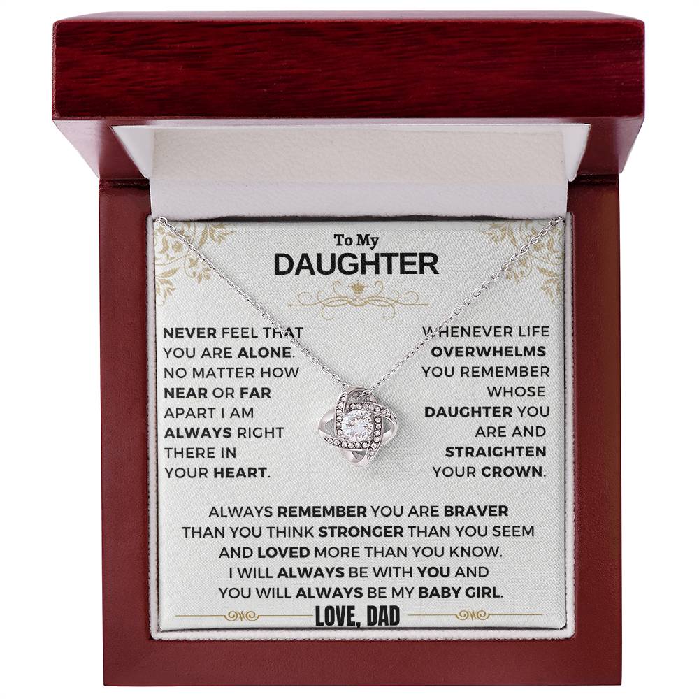 (ALMOST SOLD OUT) Gift for Daughter from Dad - Baby Girl - LN