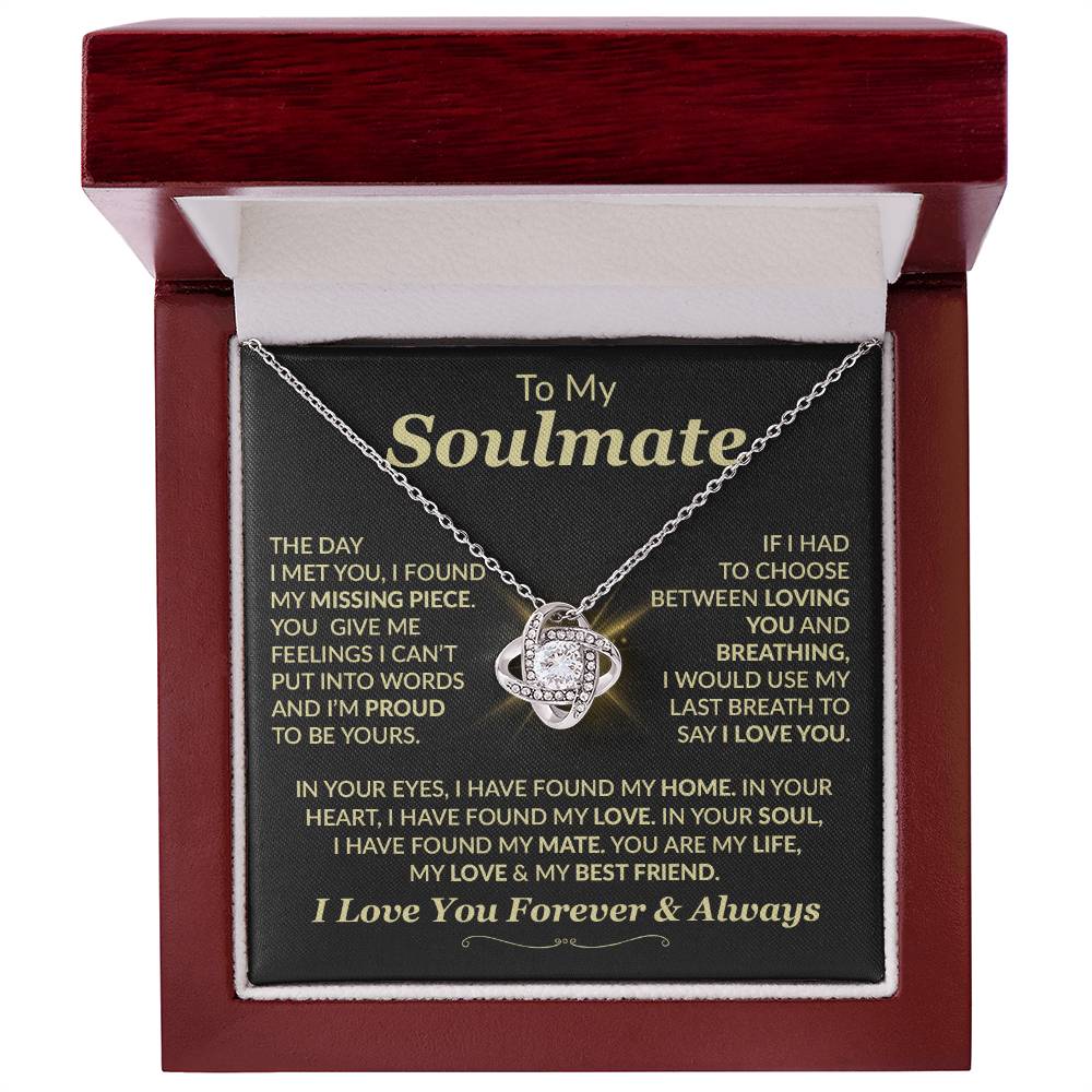 Heartfelt Gift for Soulmate - My love, my best friend