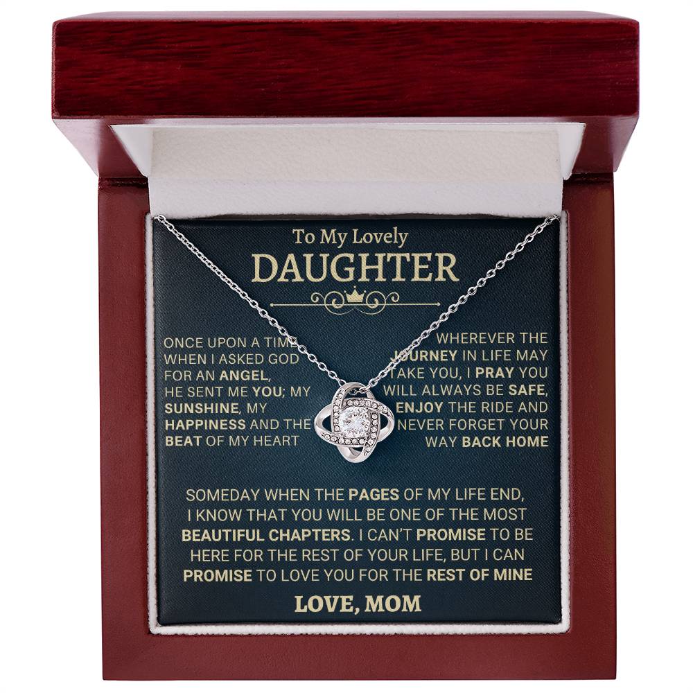 Heartfelt Gift for Daughter from Mom - I promise to love you