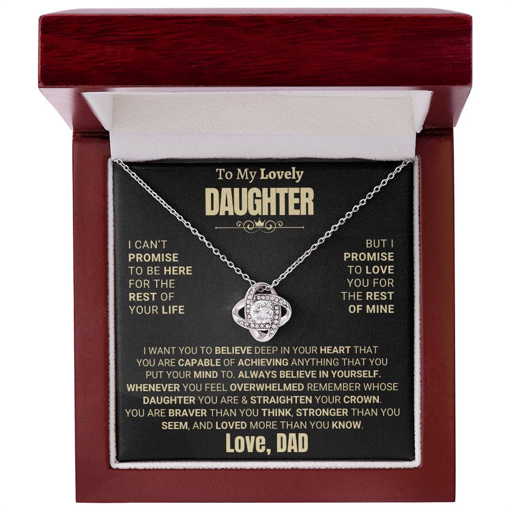 Beautiful Gift for Daughter from DAD "Always Believe In Yourself"