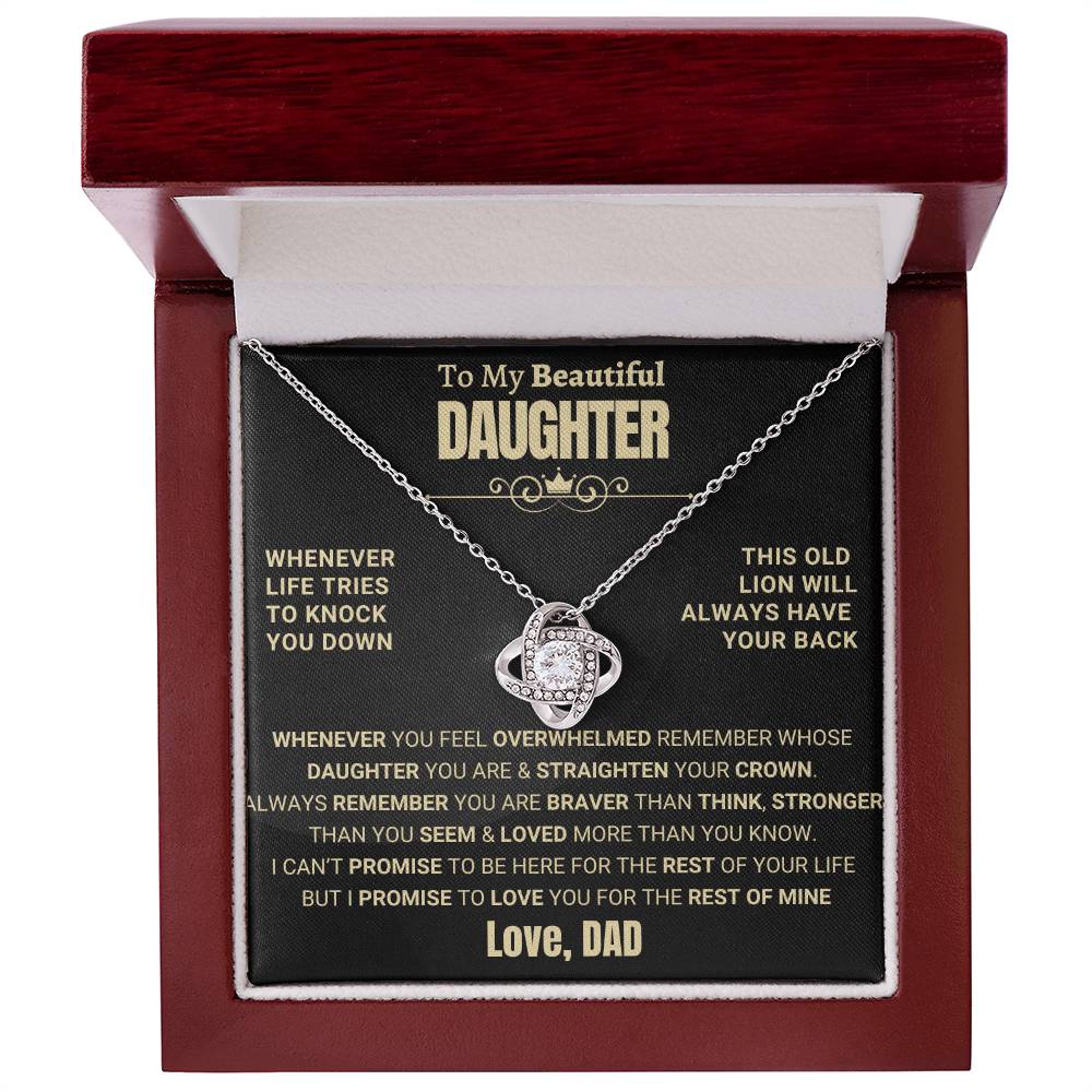 Beautiful Gift for Daughter - This Old Lion Will Always Have Your Back