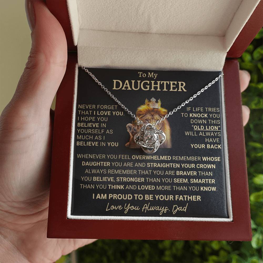 Heartfelt Gift for Daughter - This old lion