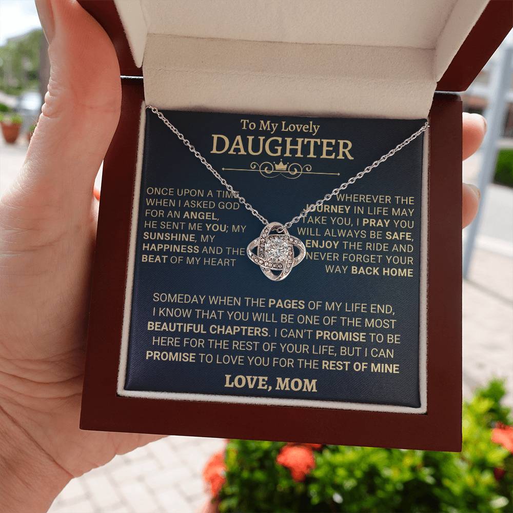 Heartfelt Gift for Daughter from Mom - I promise to love you