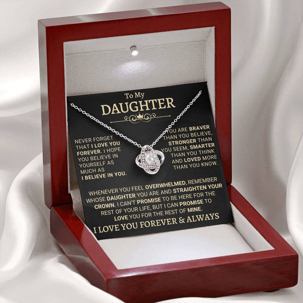 Heartfelt Gift for Daughter - I love you forever and always