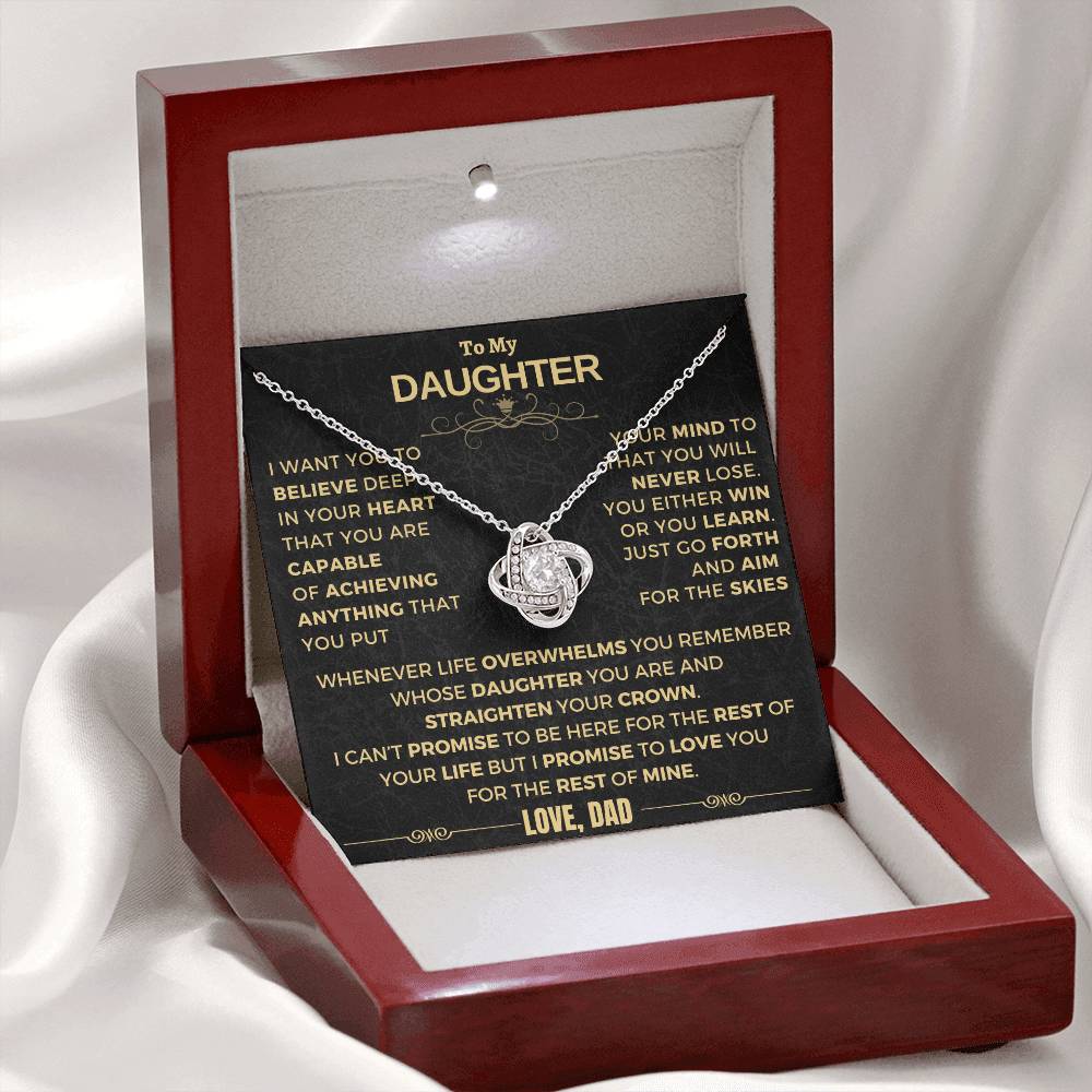 (ALMOST SOLD OUT) Gift for Daughter from DAD - Believe - LK