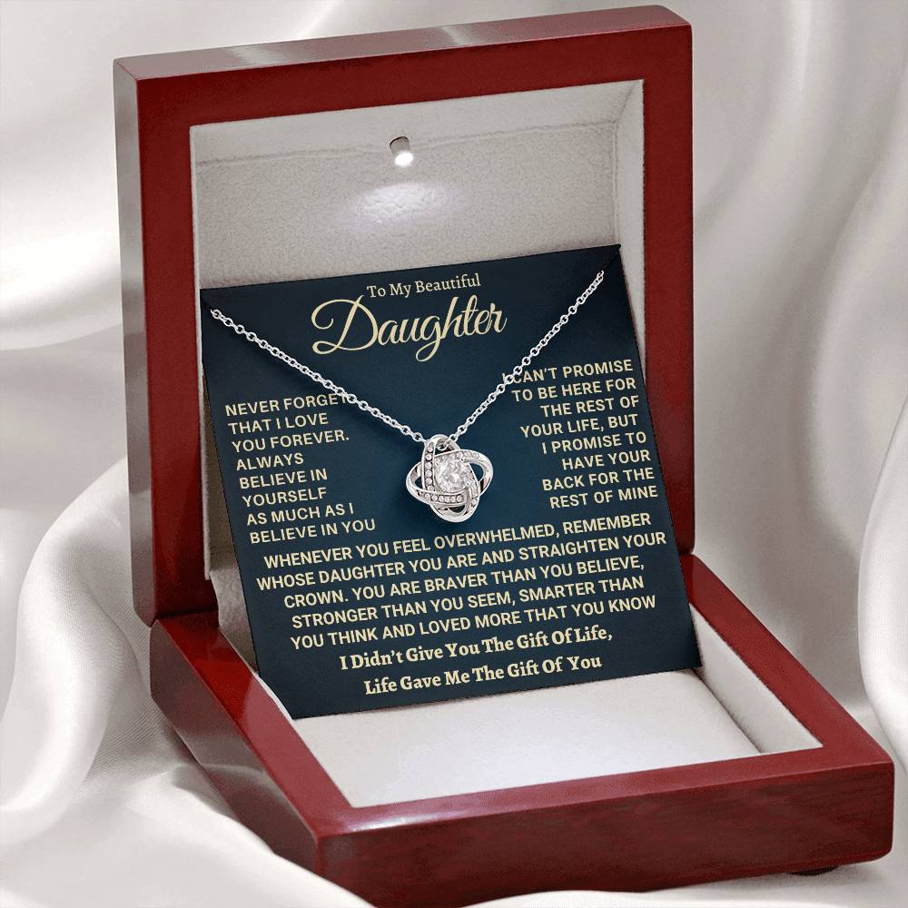 Heartfelt Gift for Daughter - I Promise to Have Your Back