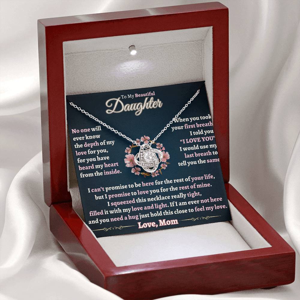 Heartfelt Keepsake Gift for Daughter from Mom  - Depth of my love