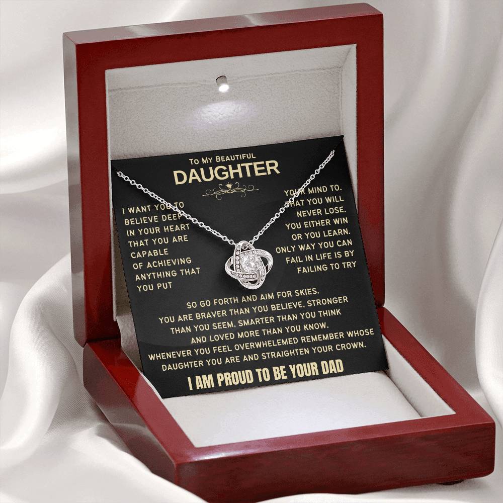 Heartfelt Gift for Daughter from DAD - Never Lose