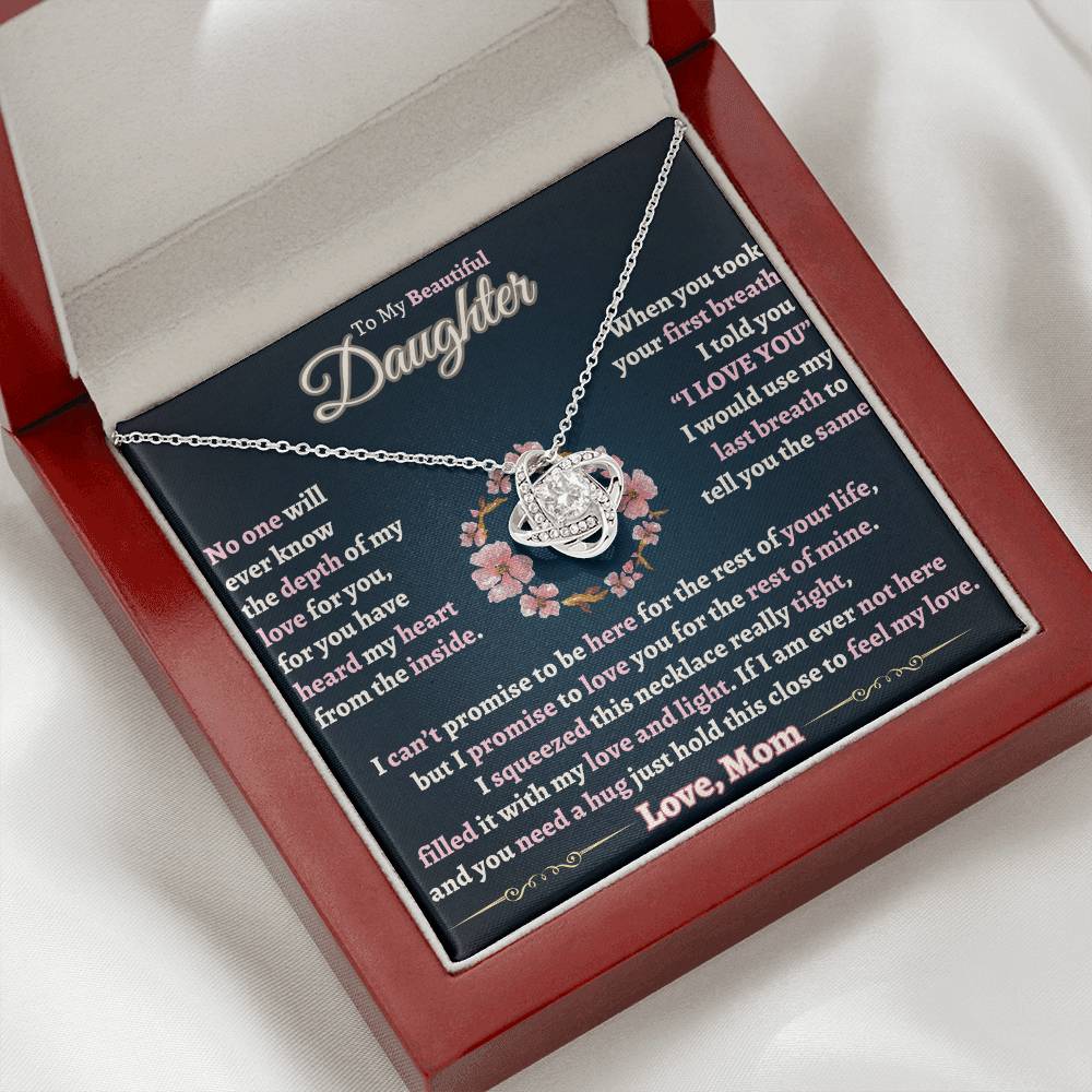 Heartfelt Keepsake Gift for Daughter from Mom  - Depth of my love