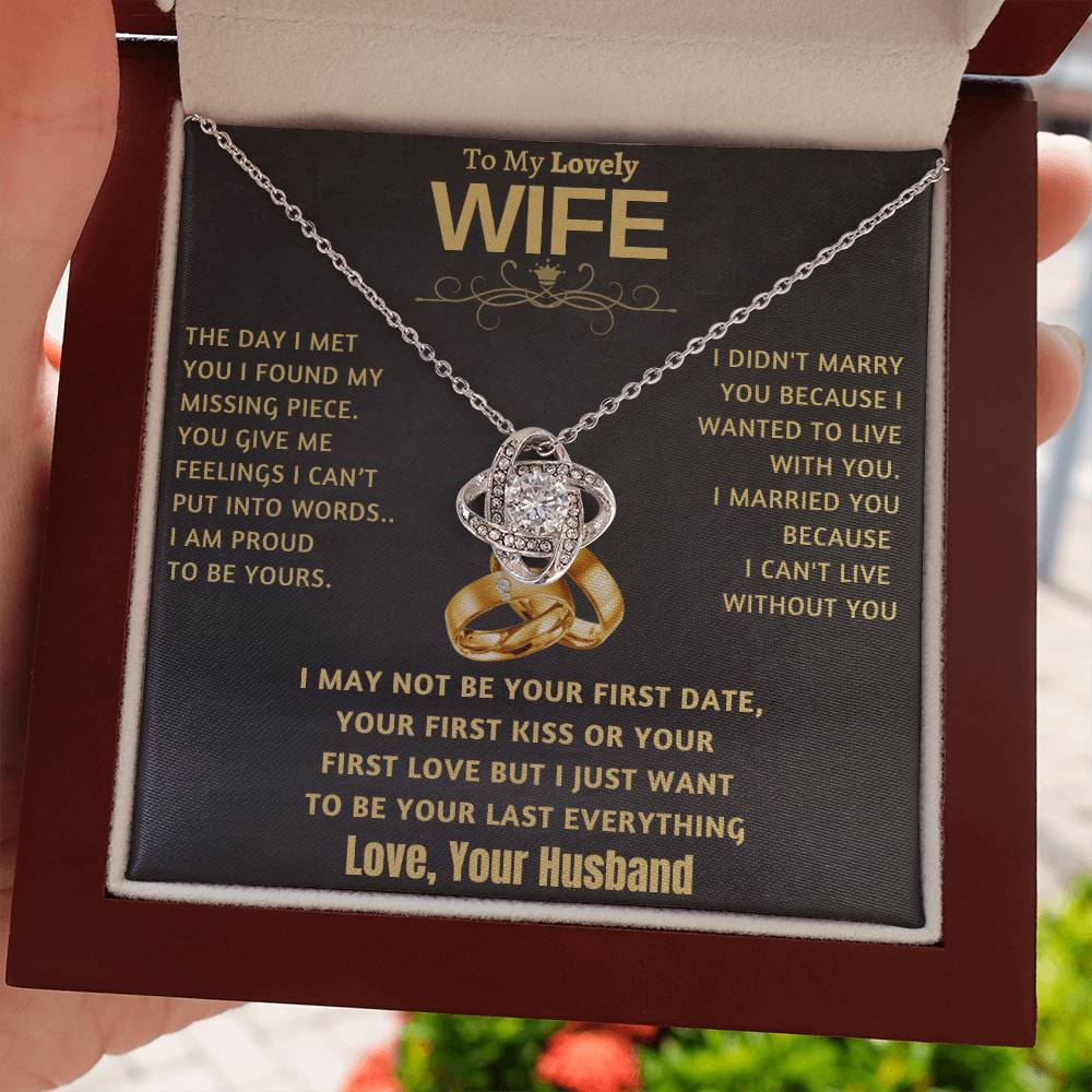 Beautiful Gift for Wife "Proud To Be Yours"