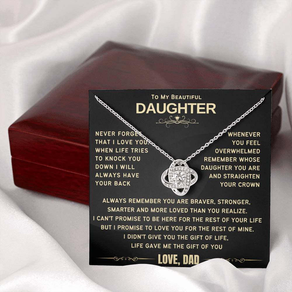 Heartfelt Gift for Daughter - Life gave me gift for you