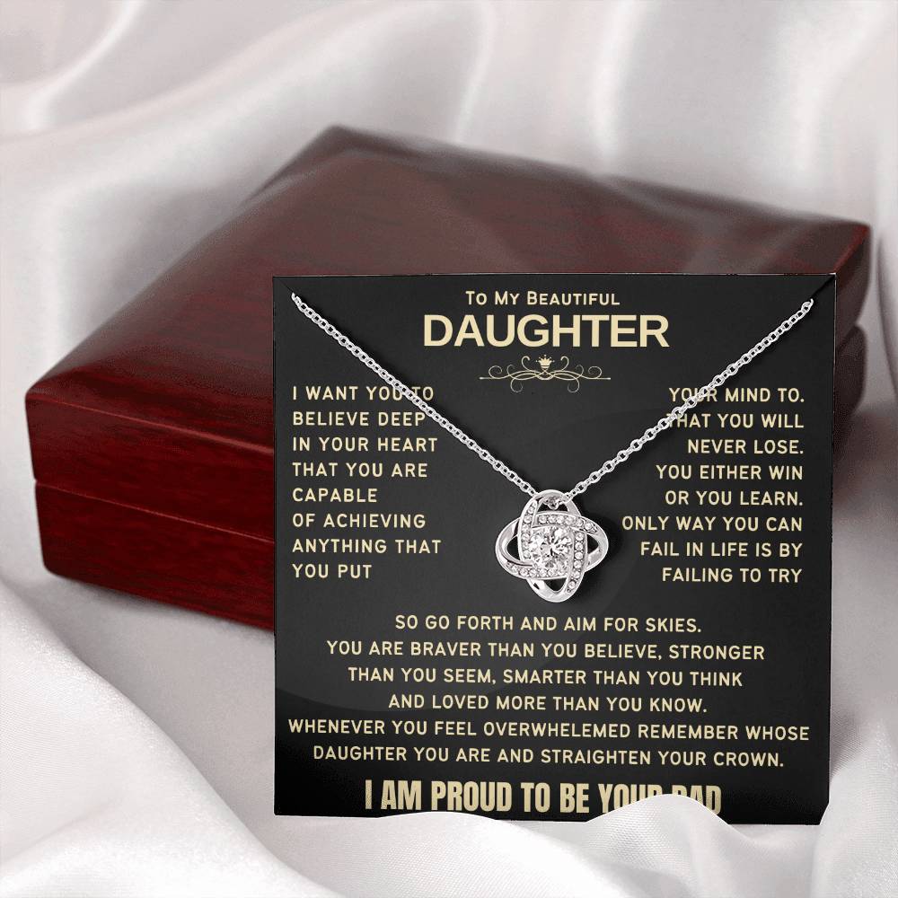 Heartfelt Gift for Daughter from DAD - Never Lose